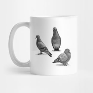 Three Pigeons Mug